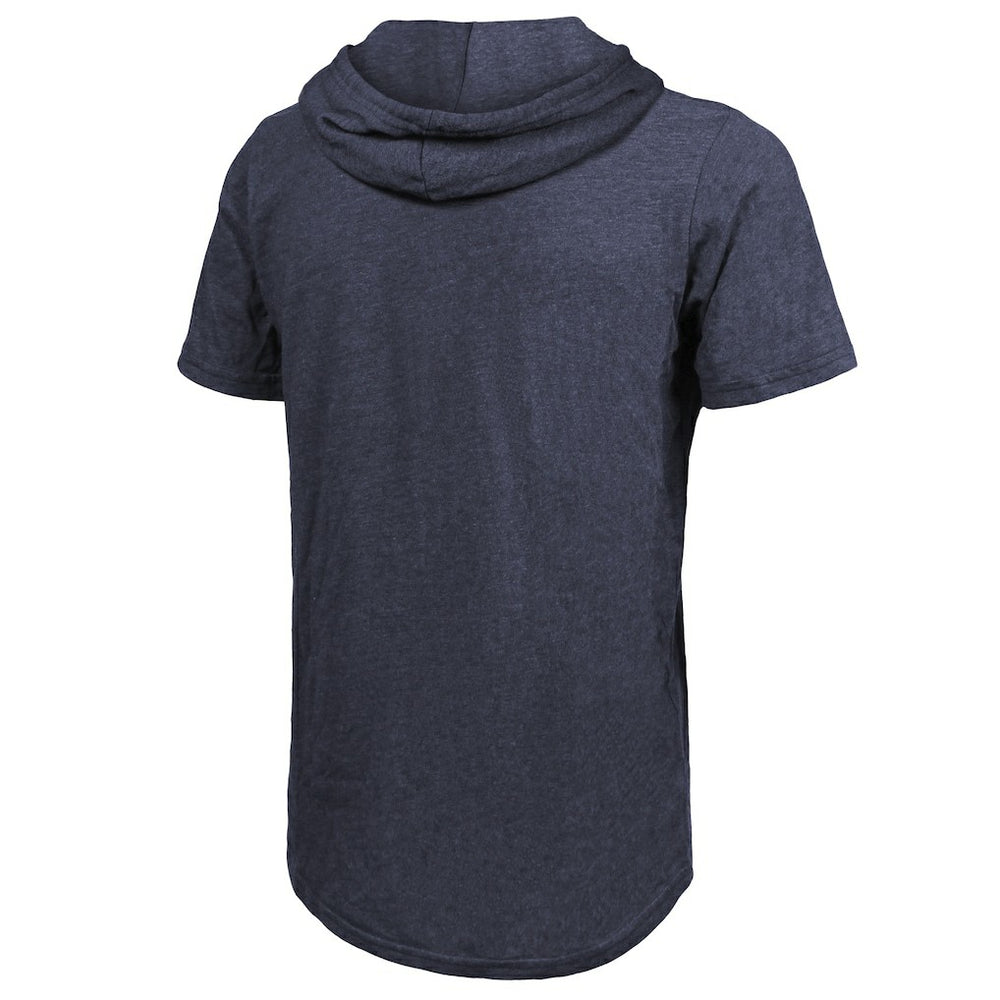 NBA - Indiana Pacers Majestic Threads Tri-Blend Hoodie T-Shirt - Navy