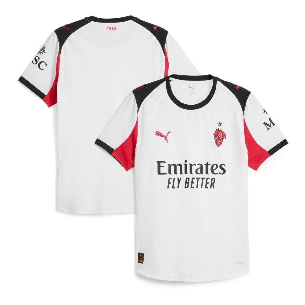 Puma AC Milan 2025/26 Away Jerseys - White