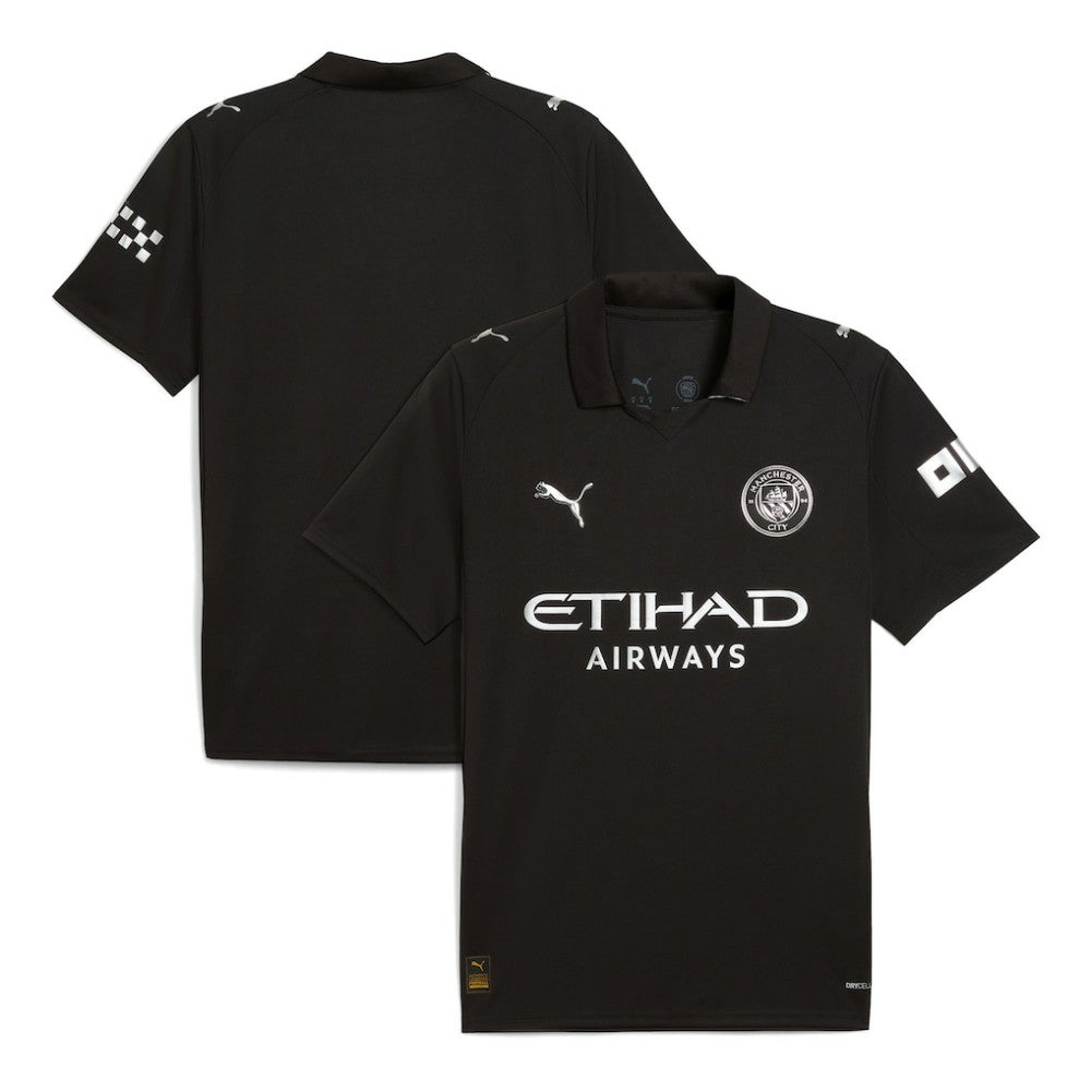 Puma Manchester City 2025/26 Away Replica Jerseys - Black