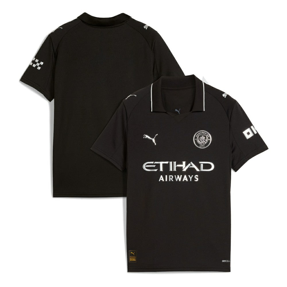 Puma Manchester City Youth 2025/26 Away Replica Jerseys - Black