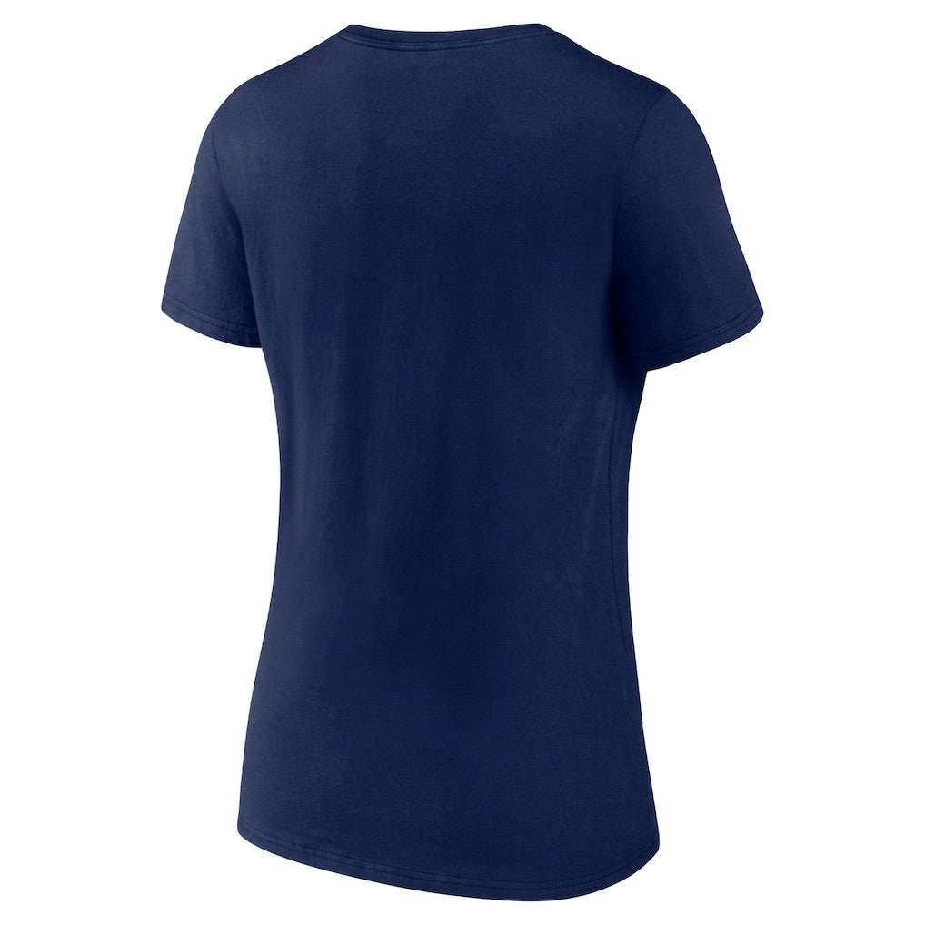 NBA - Indiana Pacers Women's '90s Graphic V-Neck T-Shirt - Navy