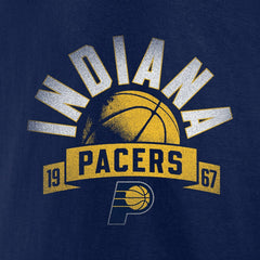 NBA - Indiana Pacers Women's '90s Graphic V-Neck T-Shirt - Navy