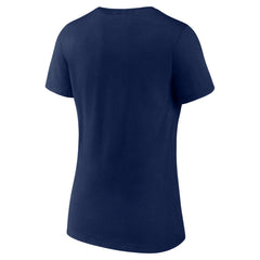 NBA - Minnesota Timberwolves Women's '90s Graphic V-Neck T-Shirt - Navy