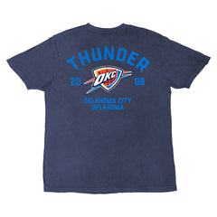 NBA - Oklahoma City Thunder Stadium Essentials Unisex Get Back Oversized Vintage Wash T-Shirt - Denim