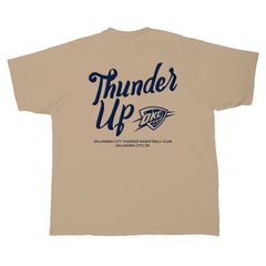 NBA - Oklahoma City Thunder Stadium Essentials Unisex Thunder Up Urban T-Shirt - Tan