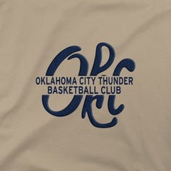NBA - Oklahoma City Thunder Stadium Essentials Unisex Thunder Up Urban T-Shirt - Tan