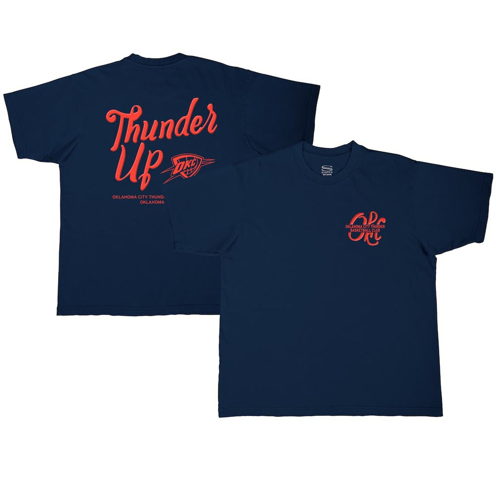 NBA - Oklahoma City Thunder Stadium Essentials Unisex Thunder Up Urban T-Shirt - Navy