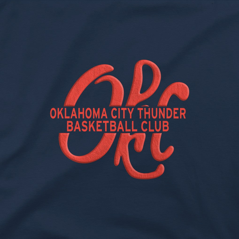 NBA - Oklahoma City Thunder Stadium Essentials Unisex Thunder Up Urban T-Shirt - Navy