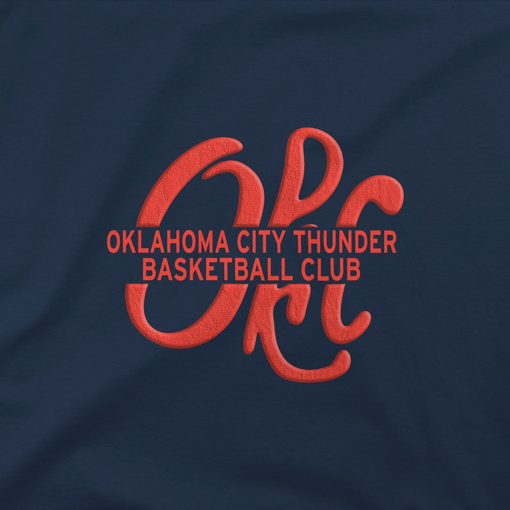 NBA - Oklahoma City Thunder Stadium Essentials Unisex Thunder Up Urban T-Shirt - Navy