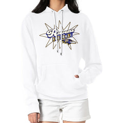 Baltimore Ravens Starter Women's Drive-In Sign Pullover Hoodie White - NFL