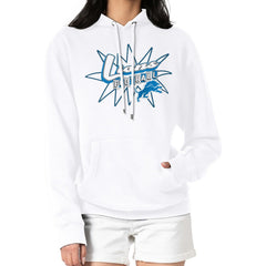Detroit Lions Starter Women's Drive-In Sign Pullover Hoodie White - NFL