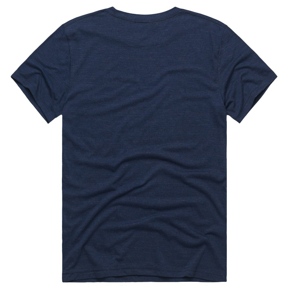 NBA - Indiana Pacers Homage Unisex The "1-1414" Comeback Record Tri-Blend T-Shirt - Navy