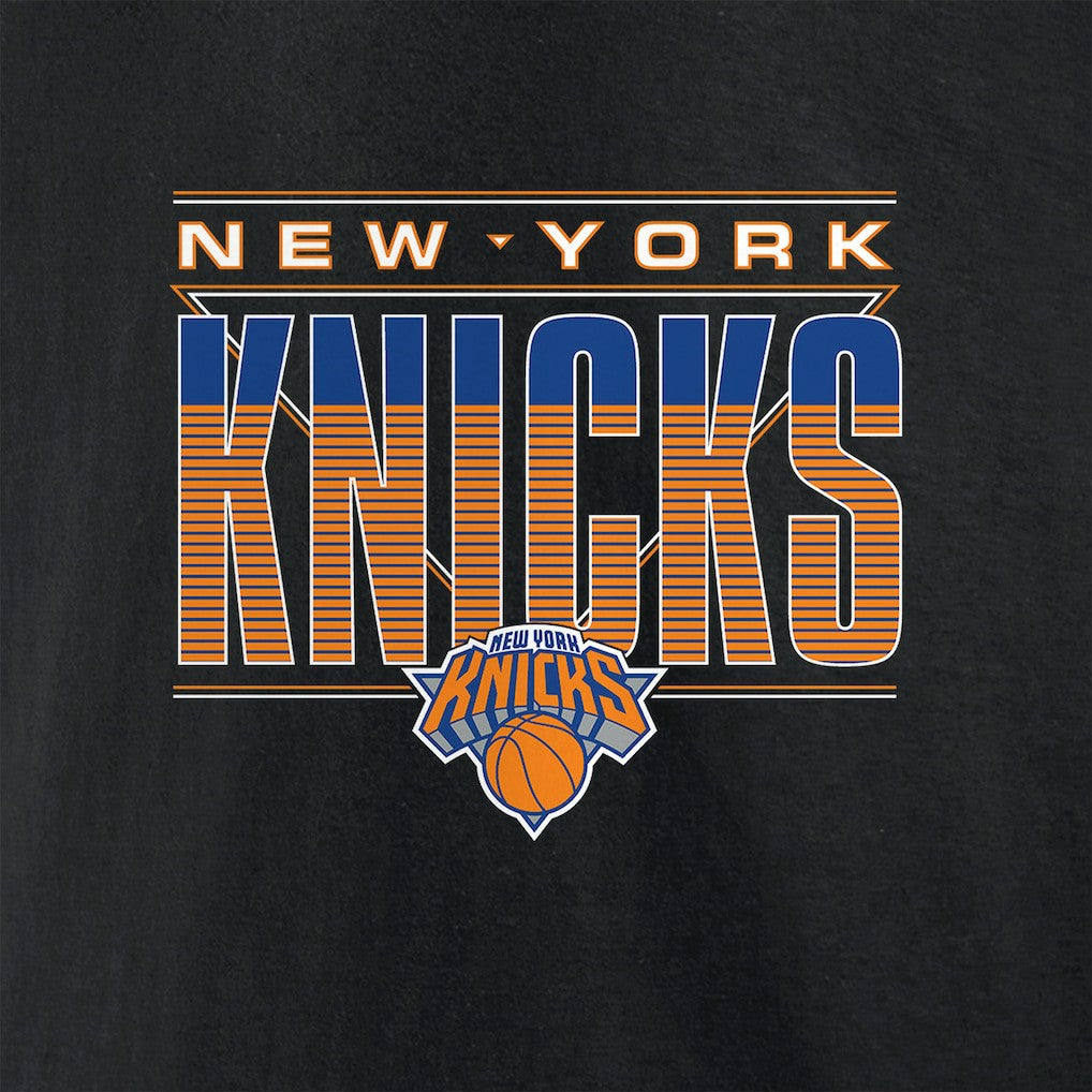 NBA - New York Knicks Striped T-Shirt - Black