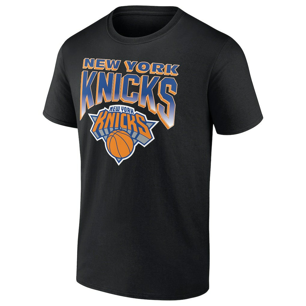 NBA - New York Knicks Block Front T-Shirt - Black