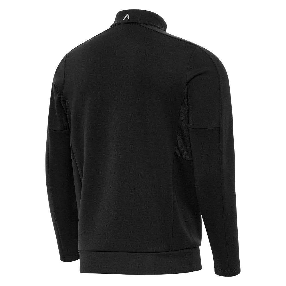 Mexico National Team Antigua Genesis Quarter-Zip Pullover - Black