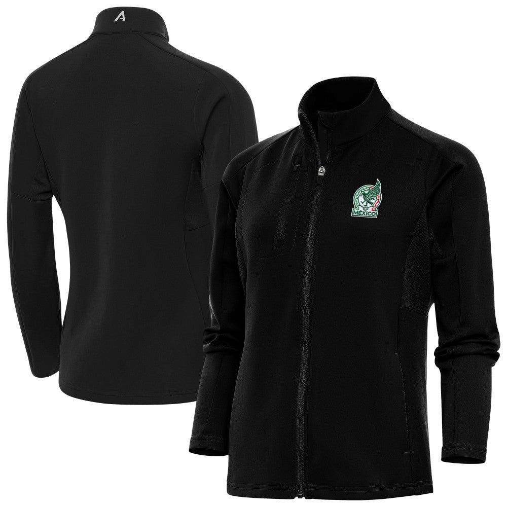 Mexico National Team Antigua Women's Genesis Full-Zip Jacket - Black