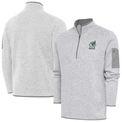 Mexico National Team Antigua Elevate Quarter-Zip Pullover - Heather Gray