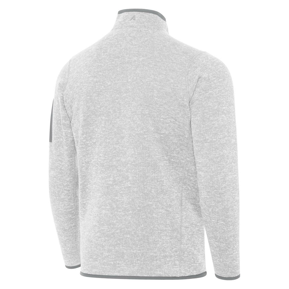 Mexico National Team Antigua Elevate Quarter-Zip Pullover - Heather Gray