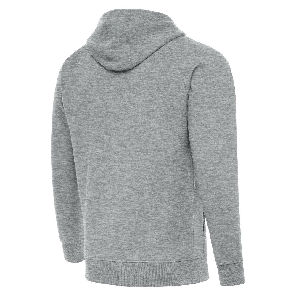 Mexico National Team Antigua Takeover Pullover Hoodie - Heather Gray