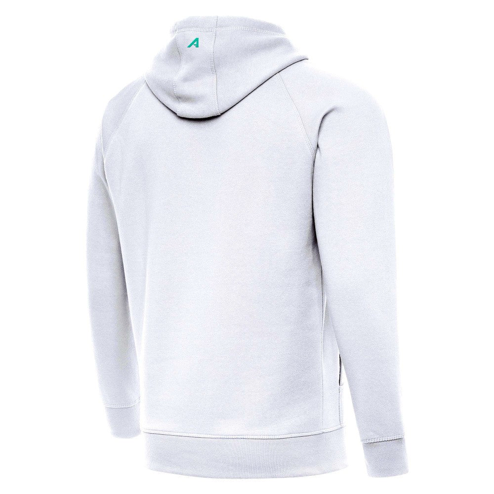 Mexico National Team Antigua Takeover Pullover Hoodie - White