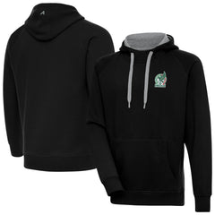 Mexico National Team Antigua Takeover Pullover Hoodie - Black