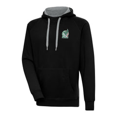 Mexico National Team Antigua Takeover Pullover Hoodie - Black