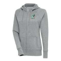 Mexico National Team Antigua Women's Takeover Full-Zip Hoodie - Heather Gray