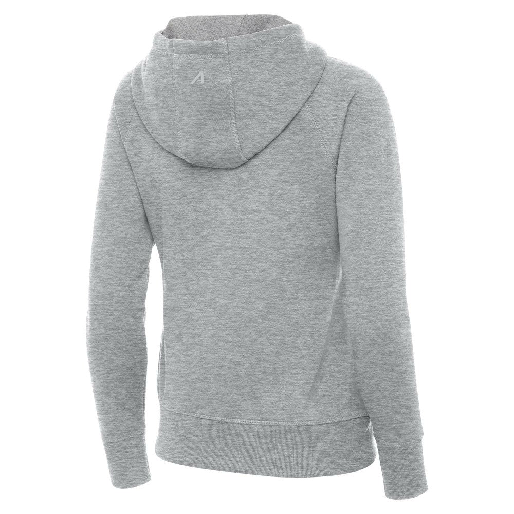Mexico National Team Antigua Women's Takeover Full-Zip Hoodie - Heather Gray