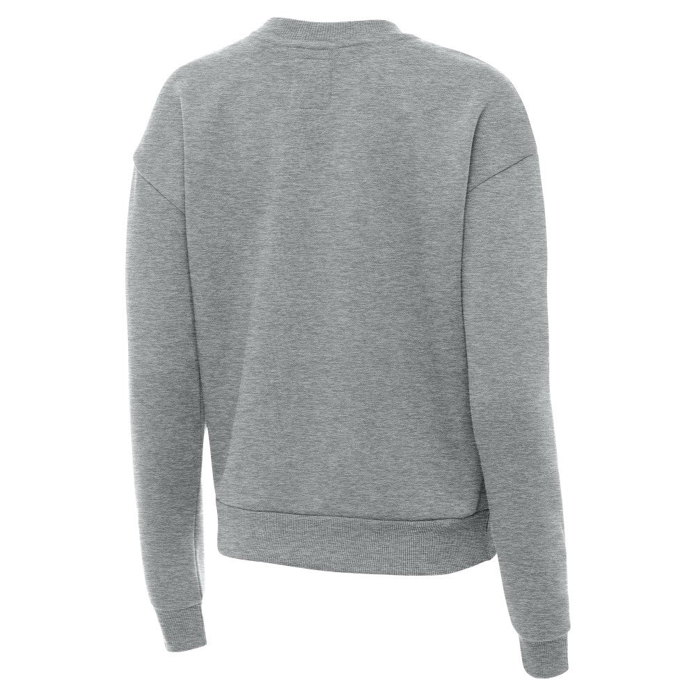 Mexico National Team Antigua Women's Takeover Pullover Sweatshirt - Heather Gray