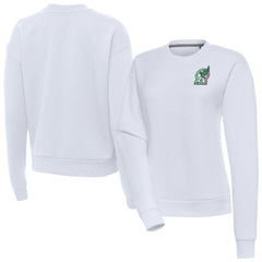 Mexico National Team Antigua Women's Takeover Pullover Sweatshirt - White