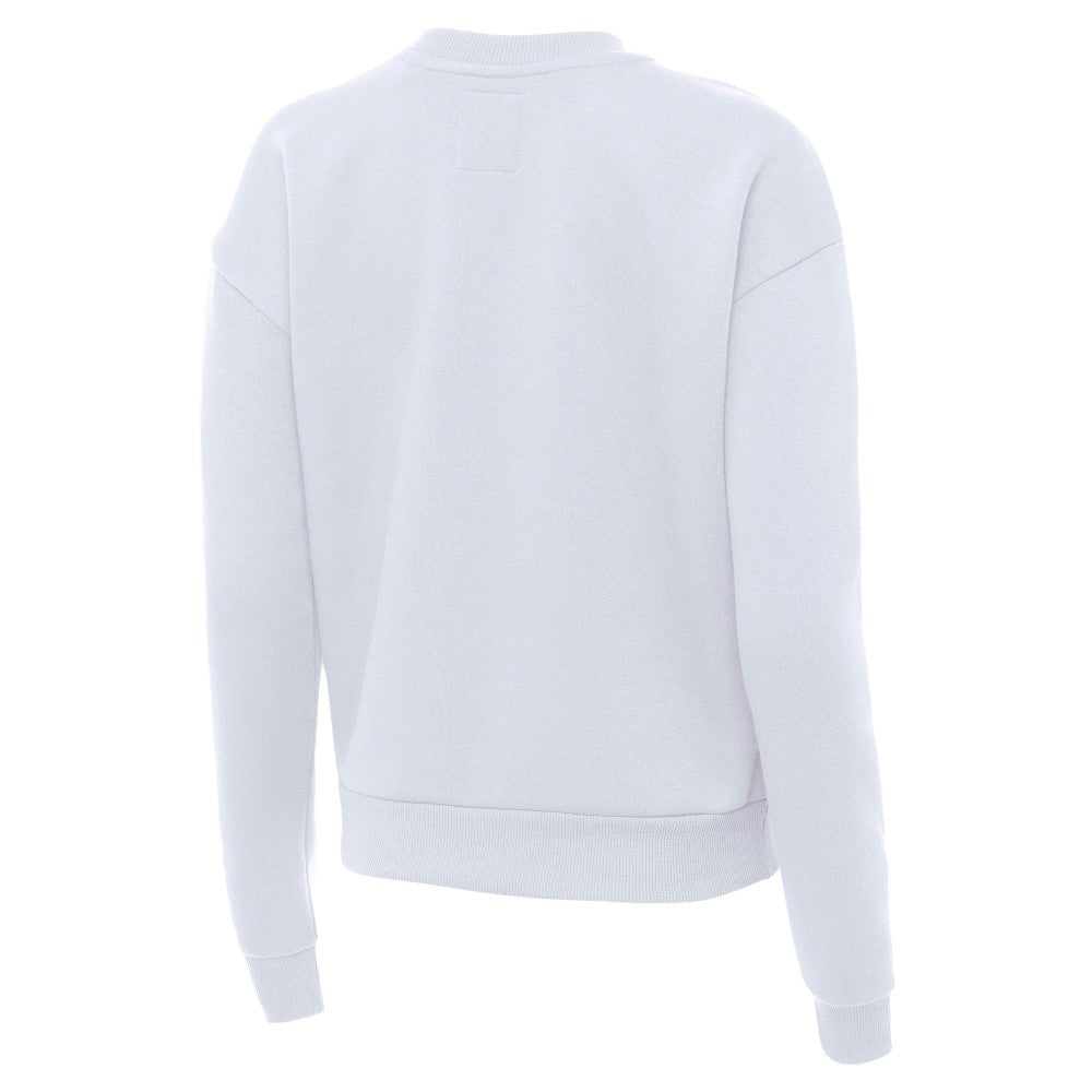 Mexico National Team Antigua Women's Takeover Pullover Sweatshirt - White