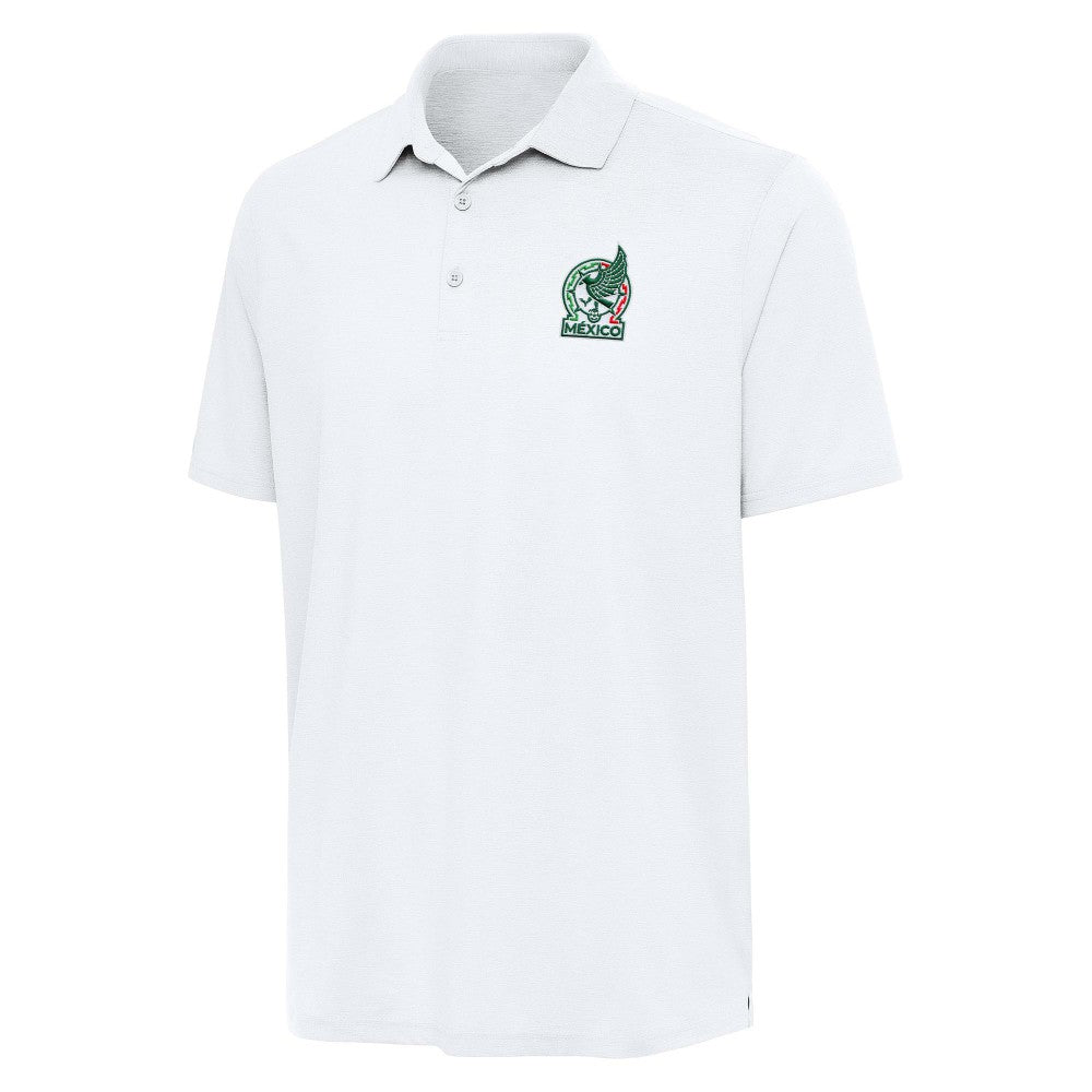 Mexico National Team Antigua Triple Shot Polo - White