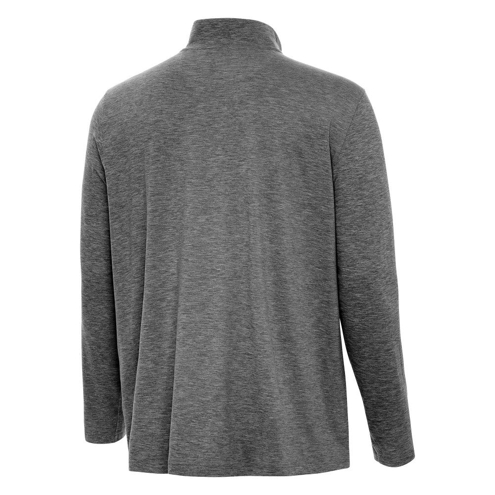 Mexico National Team Antigua Master Quarter-Zip Pullover - Heather Black
