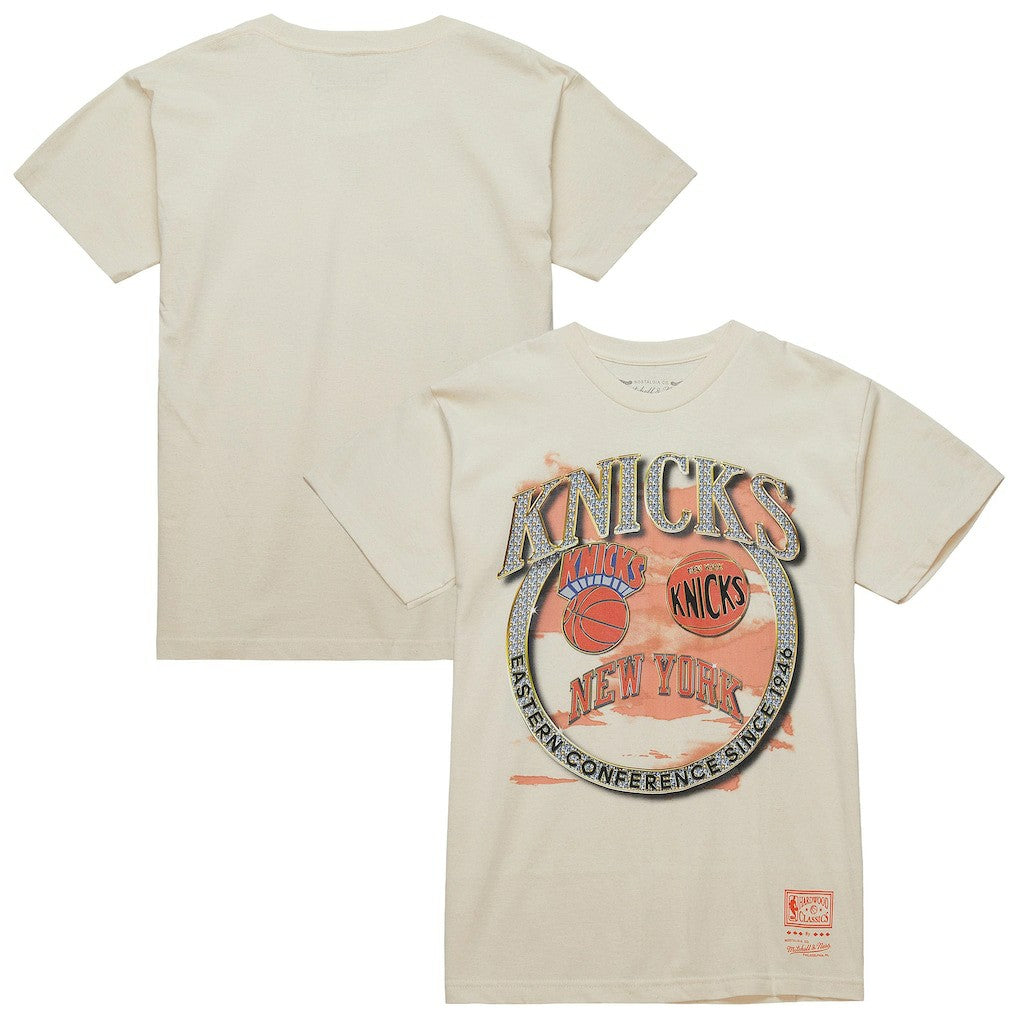 Mitchell & Ness - New York Knicks Big & Tall Hardwood Classics Crown Jewels T-Shirt - White