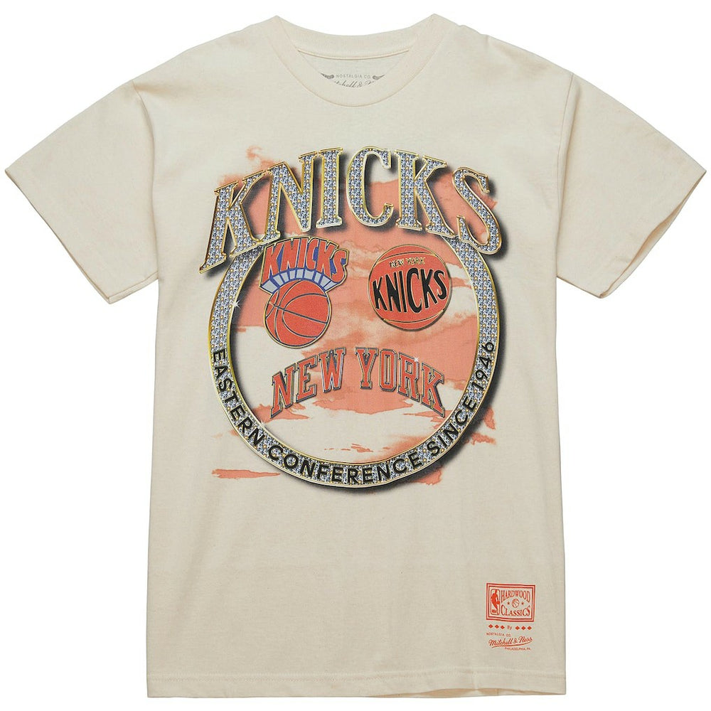 Mitchell & Ness - New York Knicks Big & Tall Hardwood Classics Crown Jewels T-Shirt - White