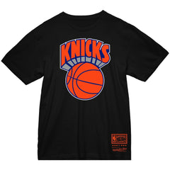 Mitchell & Ness - New York Knicks Big & Tall Hardwood Classics Vintage Logo T-Shirt - Black
