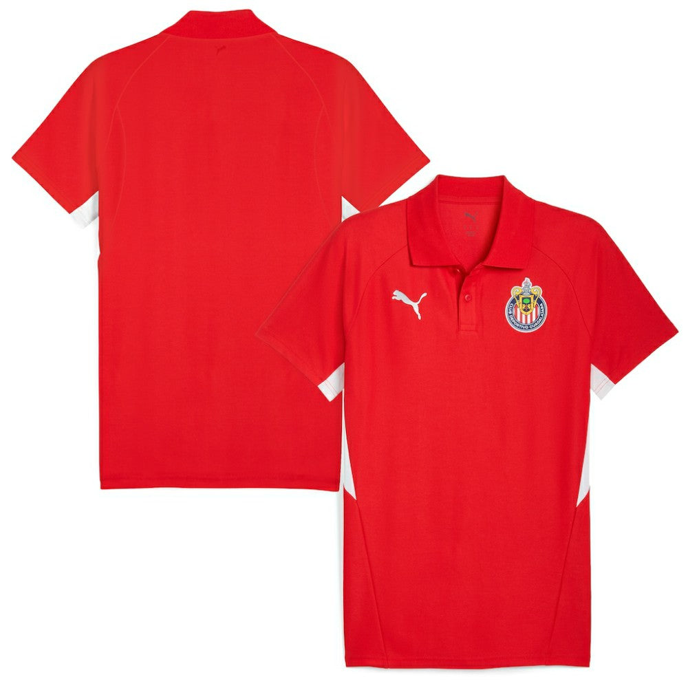 Puma Chivas 25/26 Evostripe Polo - Red