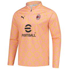 Puma AC Milan 2025/26 Pre-Match dryCell Quarter-Zip Top - Light Orange