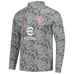 Puma AC Milan 2025/26 Pre-Match dryCell Quarter-Zip Top - Gray