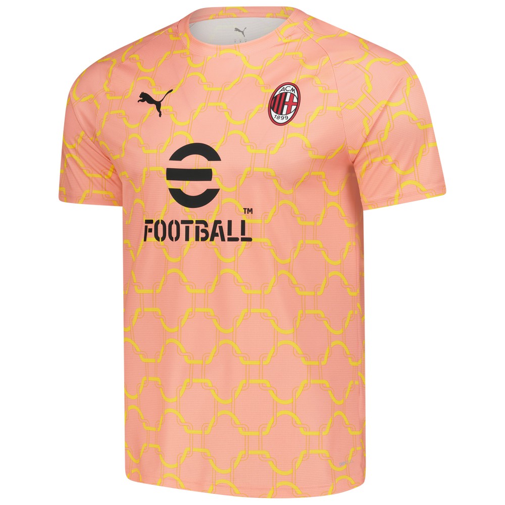 Puma AC Milan 2025/26 Pre-Match dryCell Training Jerseys - Light Orange
