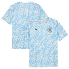 Puma Manchester City 2025/26 Pre-Match Training Jerseys - Sky Blue
