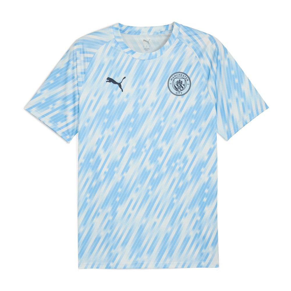 Puma Manchester City 2025/26 Pre-Match Training Jerseys - Sky Blue