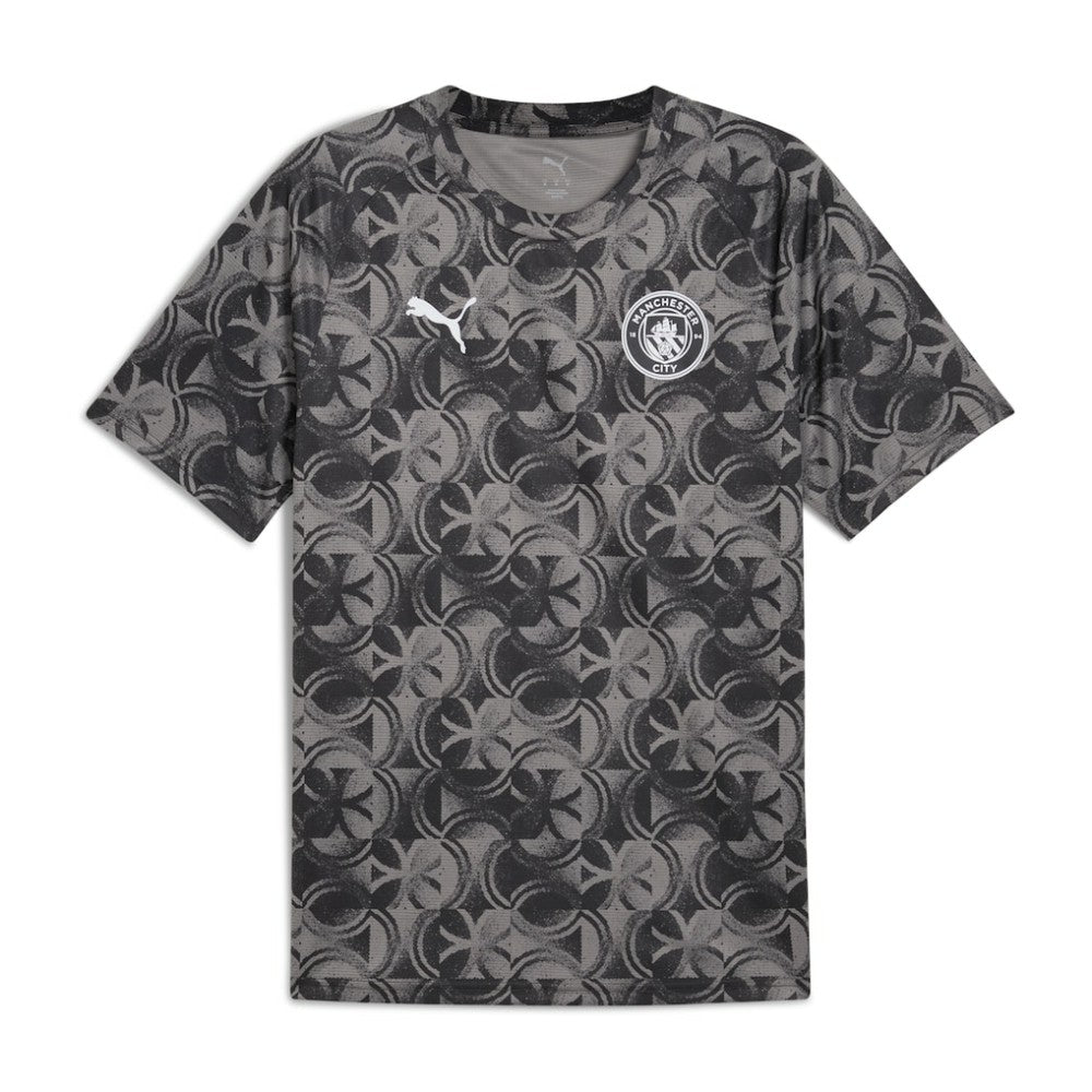 Puma Manchester City 2025/26 Pre-Match Training Jerseys - Black