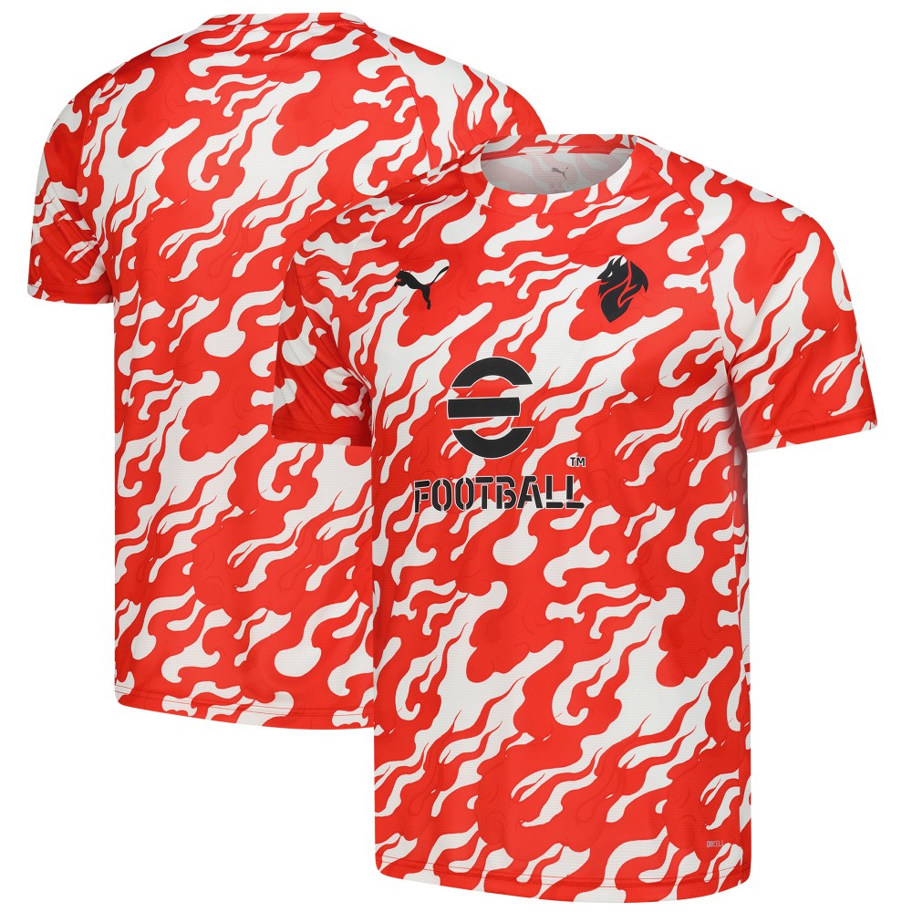 Puma AC Milan 2025/26 Pre-Match dryCell Training Jerseys - Red