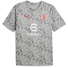 Puma AC Milan 2025/26 Pre-Match Training Jerseys - Gray