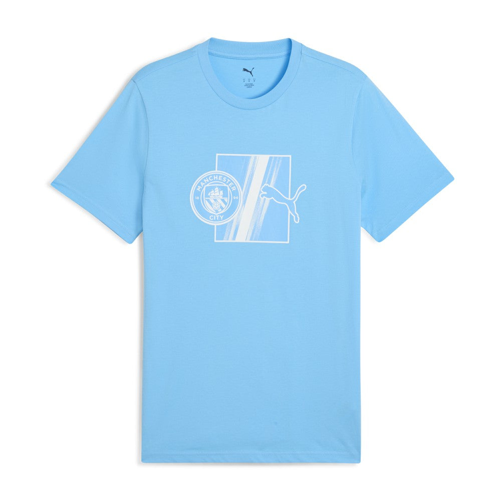 Puma Manchester City ftblCulture T-Shirts - Sky Blue