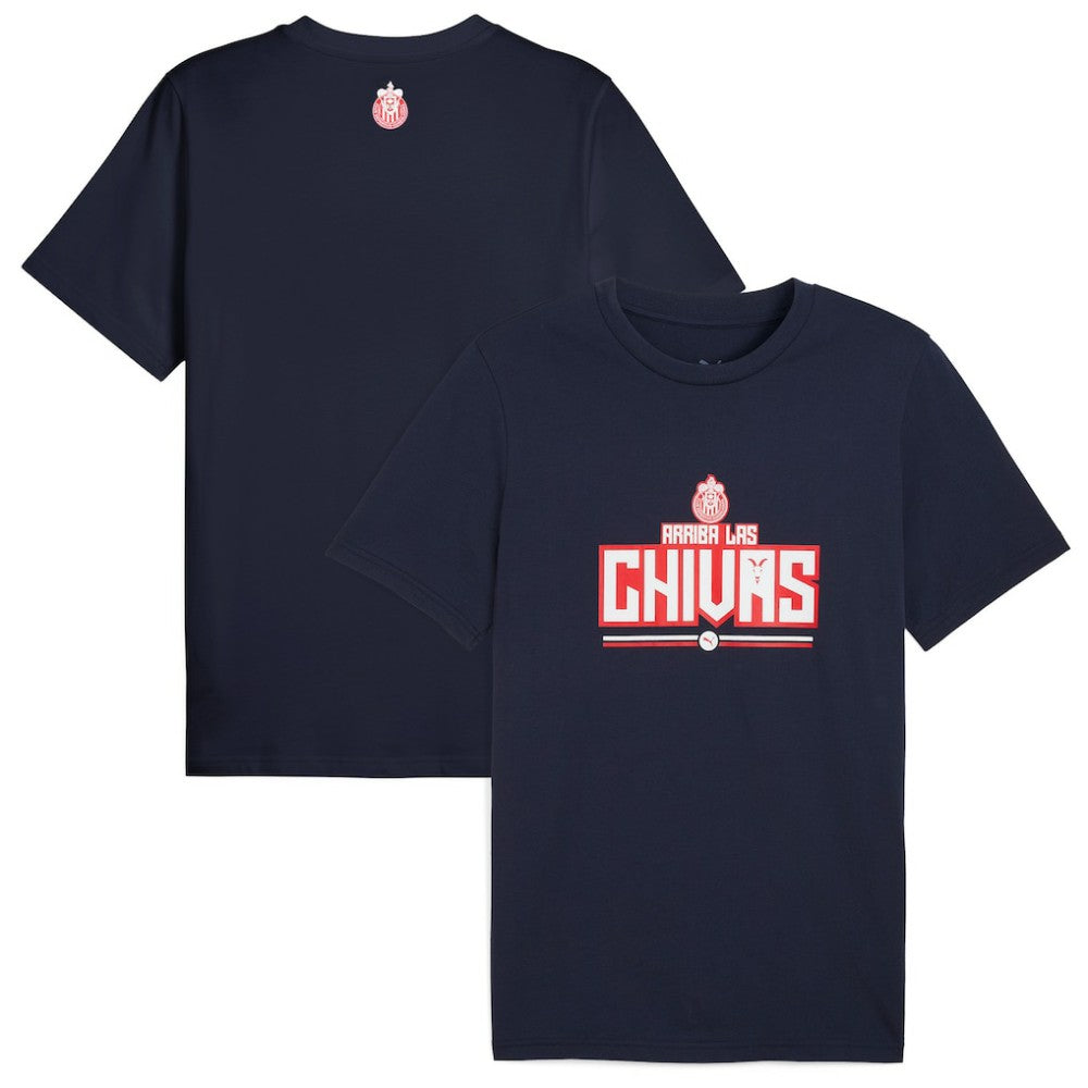 Puma Chivas ftblCulture T-Shirts - Navy