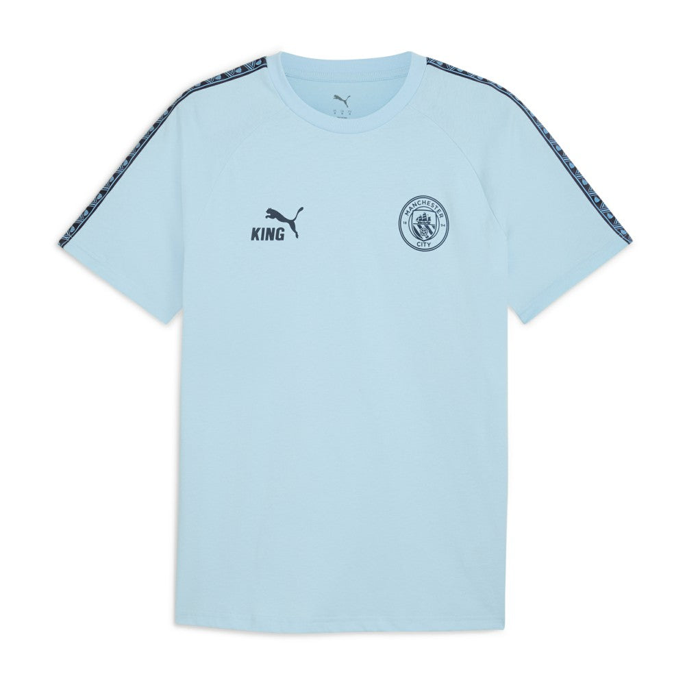 Puma Manchester City King T-Shirts - Light Blue