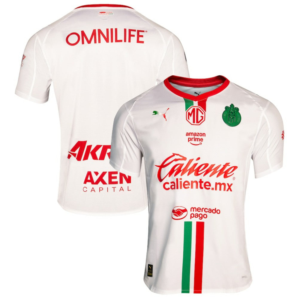 Puma Chivas 2025/26 Away Jerseys - White