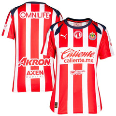 Puma Chivas Women's 2025/26 Home Replica Jerseys - Red